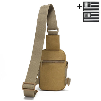 Outdoor water bottle chest bag small crossbody bag cycling multifunctional tool bag