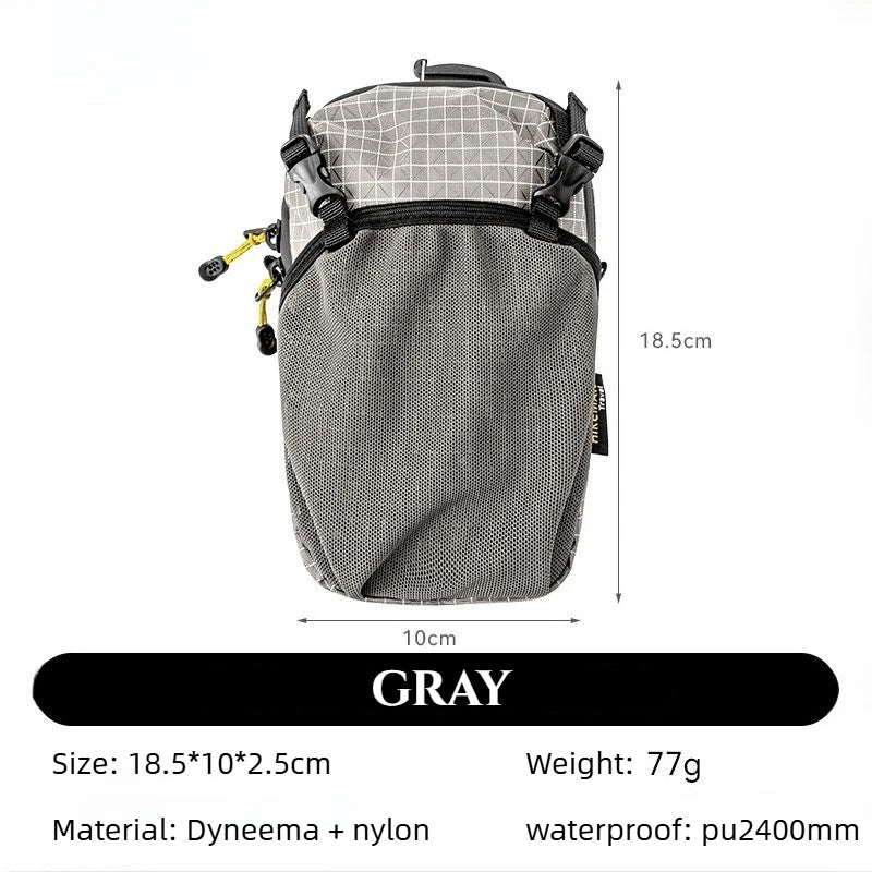Phone Holder Bag Dyneema Waterproof Outdoor Backpack Hanging Expansion Storage Bag Adjust Strap Pouch for Cycling Hiking Camping