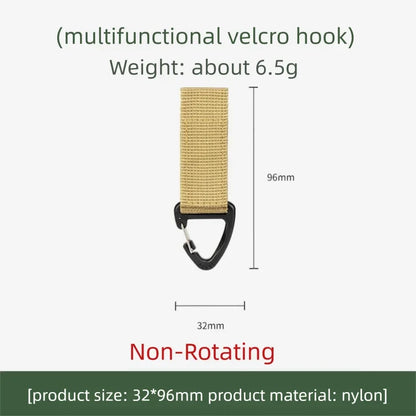 Outdoor Nylon Carabiner Key Hook MOLLE Webbing Buckle Belt Buckle Hanging Camping Climbing Backpack Accessories XKHWGJ02