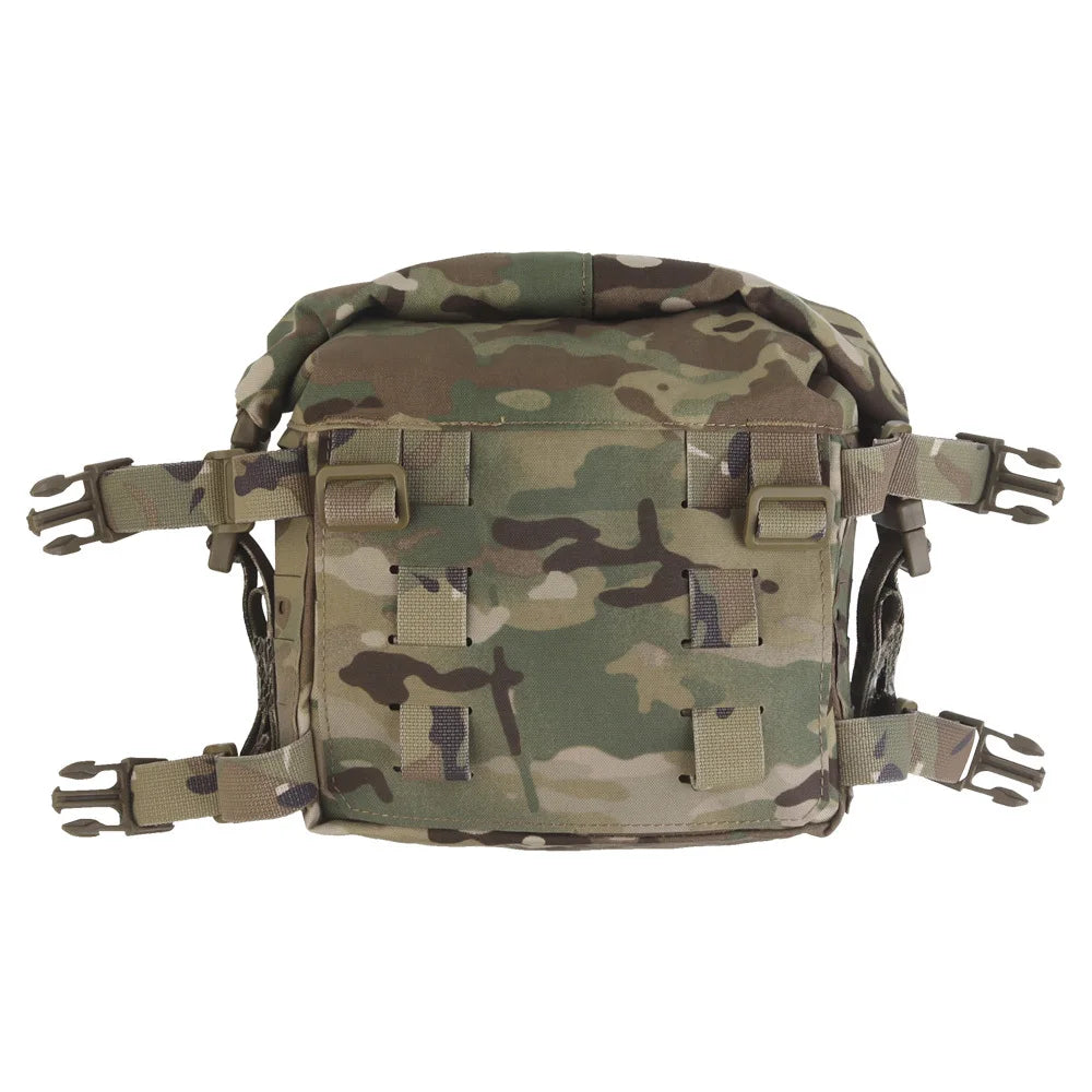 Tactical Alpha Chest Rig with Expansion Pack SS Style Load Bearing Vest (LBV) Alpha Expander Kit Pouch 34A Split MOLLE Equipment