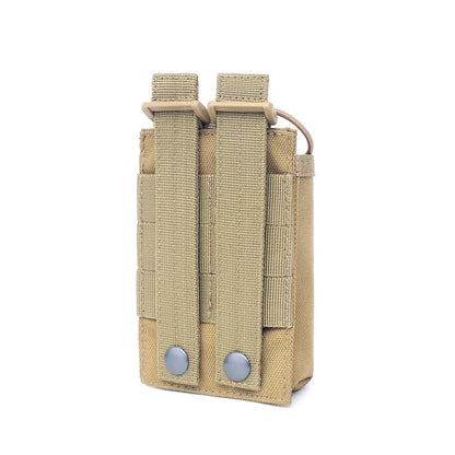 Molle Radio Pouch Walkie Talkie Interphone Holster Outdoor Hiking Hunting EDC Waist Bag Phone Holder Magazine Holder Pouches