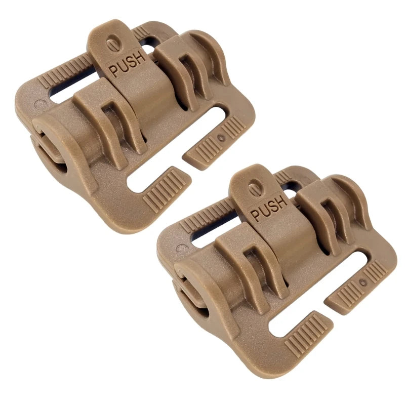 2×Tacticals Vest Quick Release Buckle Fast Fit Molles Side Belt Cummerbund Tube