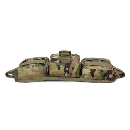 Triple small waist bag outdoor training camouflage waist bag training small waterproof mountaineering cycling bag