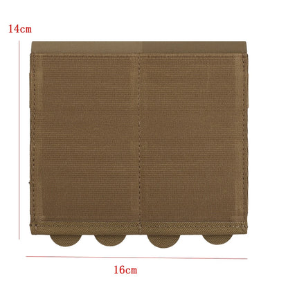 Single/Double/Triple Mag Pouch Elastic Molle Magazine Pouches Open-top Carrier for M4/M16/AR/AK Rifle Magazines