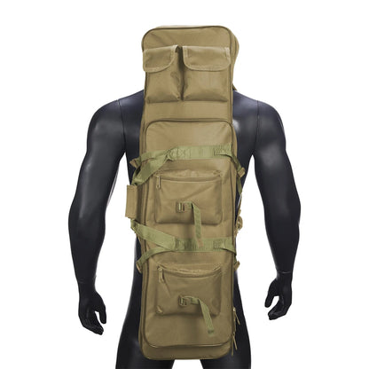ouble layer large capacity outdoor multifunctional backpack with three gear small bag, travel sports fishing bag