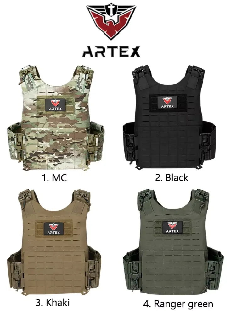 Tactical Vest Outdoor Hunting Plate Carrier Protective Adjustable Vest Airsoft Carrier Combat Equipment 6094 vest