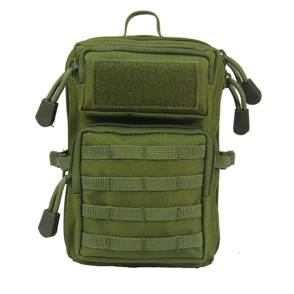 Tactical Mini Molle Utility Pouch EDC Small Tool Pouch for Outdoor Hiking Camping, Phone & Gear Storage Bag