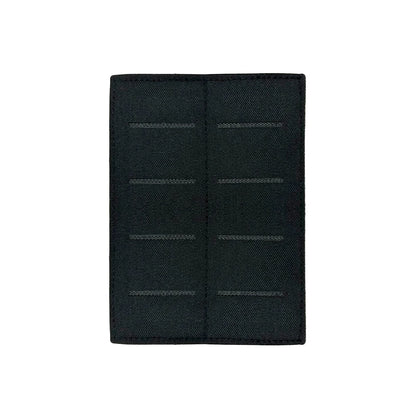 Tactical Molle Adapter Insert 2 Row Hook & Loop Backed Panel for Modular Storage EDC Packs Backpack Hunting Accessories