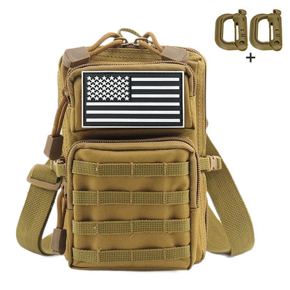 Multi functional portable carry on bag with 4 different carrying methods, large capacity outdoor waist bag