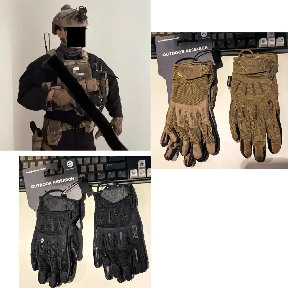 Iron-sighted Outdoor Gloves or Gloves for Field Exploration - for Camping