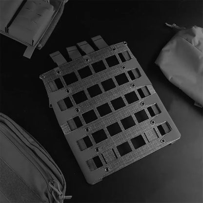 Tactical Molle Zipper Back Panel Board Lightweight Holder Expand Gear Equipment Vest Plate Carrier Hunting Protective Vest