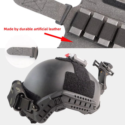BOOIU Helmet Counterweight Tactical Helmet Balancing Weight Bag Counterbalance W/5 Counter Blocks for OPS Fast PJ MH Accessories