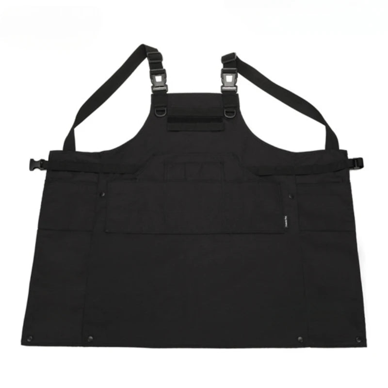 Tactical Vest Apron Men Women 12 Pockets Camouflage Work Apron Outdoor Clothes Accessories Camping Picnic Garden  Wear-resisting