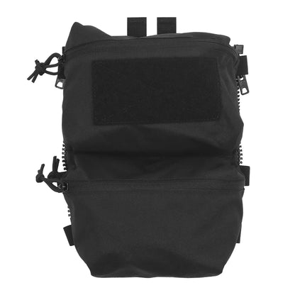 Ferro Style FCPC V5 Back Panel Double Bag General Purpose Pockets Vest Plate Carrier Accessories Sundries Pouch Airsoft