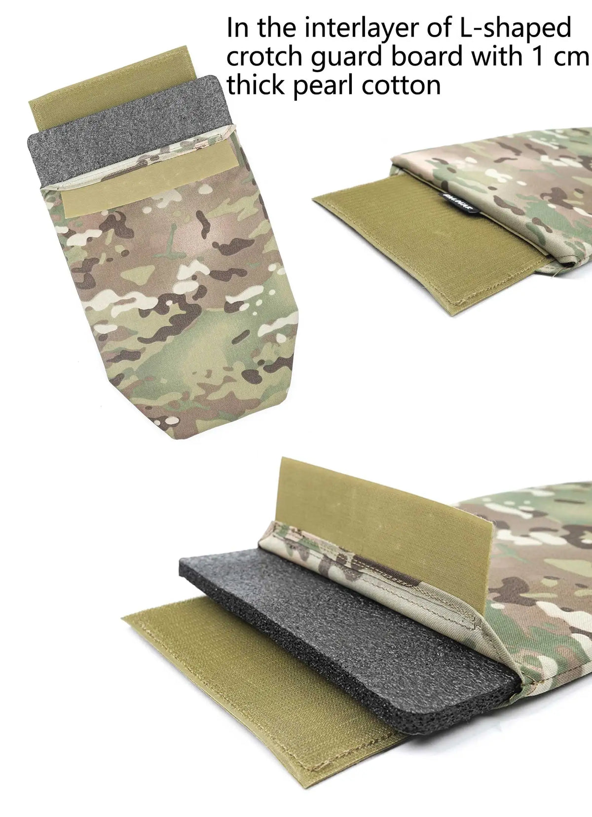 DMGear Tactical Pleated Airsoft Vest Crotch Groin Protection Hunting Gear Accessory Airsoft Men Molle Body Armor Bag Equipment