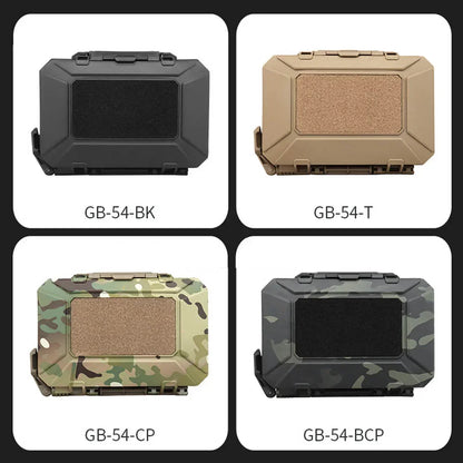 Tactical Case ABS Instant Equipment Box for Airsoft Vest MOLLE Bag Waterproof Protective Box Outdoor Hunting Storage Pouch