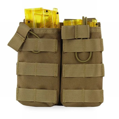 Tactical Single/Dual/Triple/Six Magazine Bag Molle Mag Pouch for Airsoft Ammunition 5.56mm M4 AR15 AK Assault Rifle Hunting