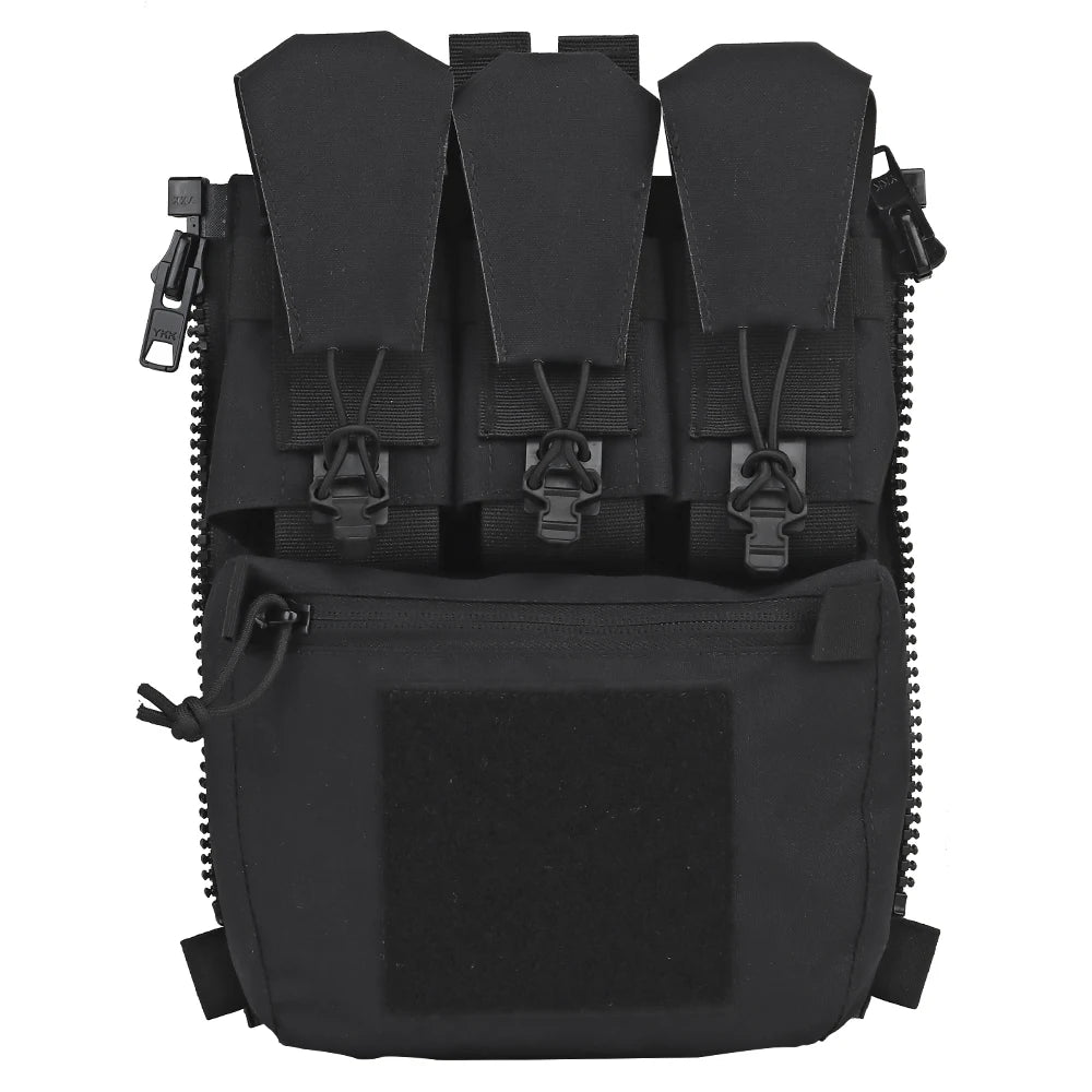 Assault Adapt Banger Back Panel Zip On Rear Pack Tactical Vest  V5 Plate Carrier Accessories Bag GP Pouch Multitools Pocket