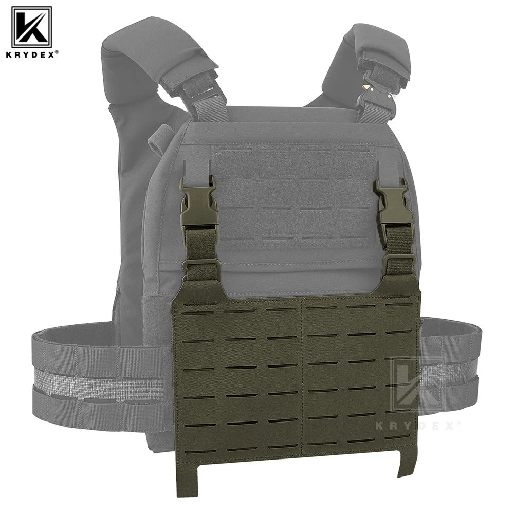 KRYDEX Tactical MOLLE Front Panel Detachable Flap Adapt G Hook Buckle For Hunting Vest Plate Carrier Chest Rig Accessories