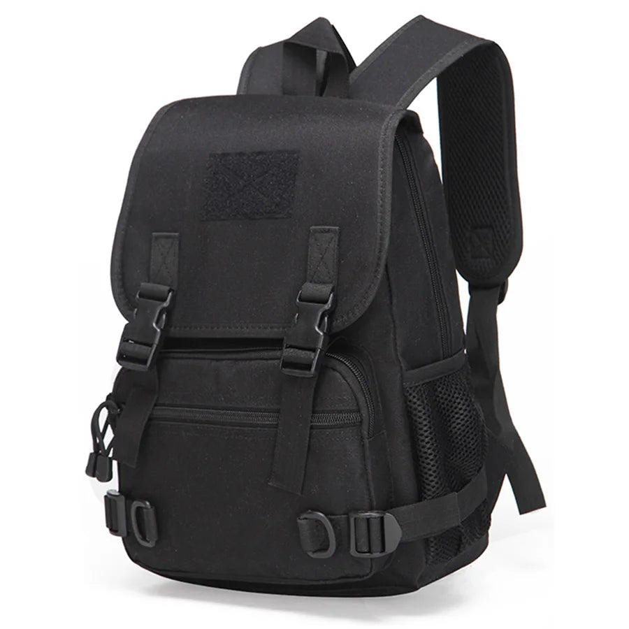 20L mini backpack suitable for outdoor camping and hiking, equipped with multiple compartments and pockets