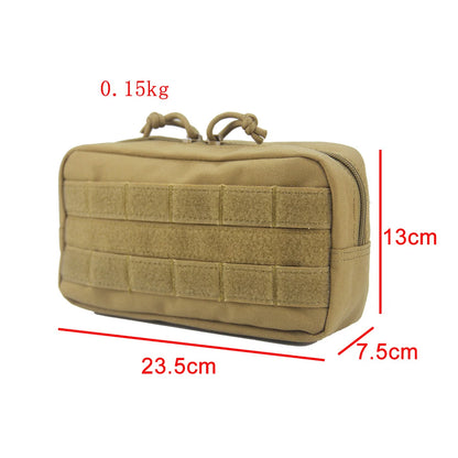 Molle Utility EDC Waist Bag Tactical Pouch Medical First Aid Bag Belt Pouch Outdoor Sports Hunting Bag