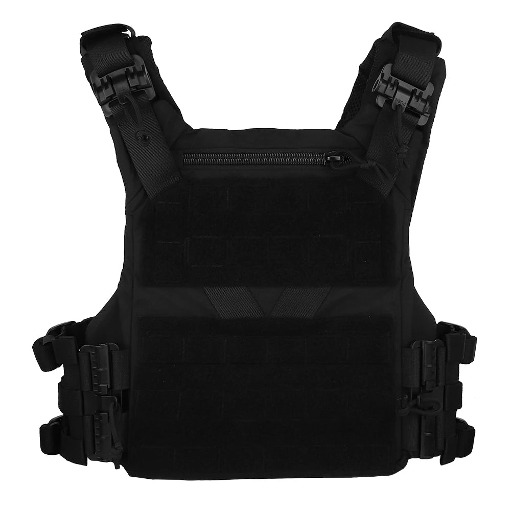 Tactical K19 Vest Full-Size Tactical Plate Carrier Hunting Shooting Protective Vest Adjustable Waist Size Molle System for Mag