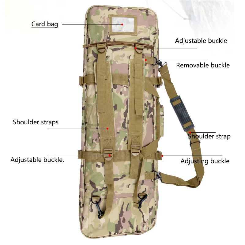 Outdoor Tactical Gun Bag Portable Long Gun Backpack for Hunting Shooting Equipment Storage And Transportation