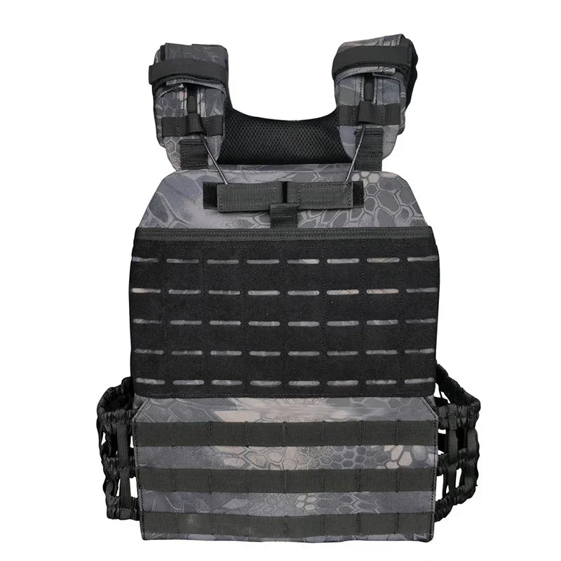 Tactical Adjustable Vest Hunting Airsoft Molle Waistcoat Hiking Assault Plate Carrier Vest Hunting Protect Outdoor Equipment