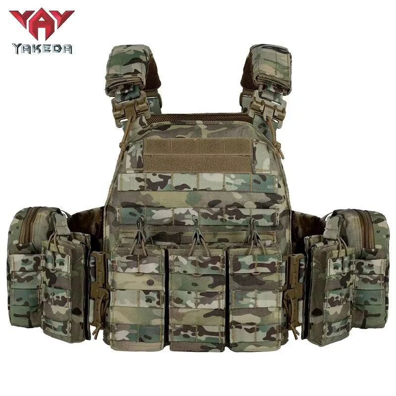 YAKEDA Quick Disassembly Training Vest Detachable Expandable Comfortable Breathable Wear-Resistant Tear-Resistant Vest