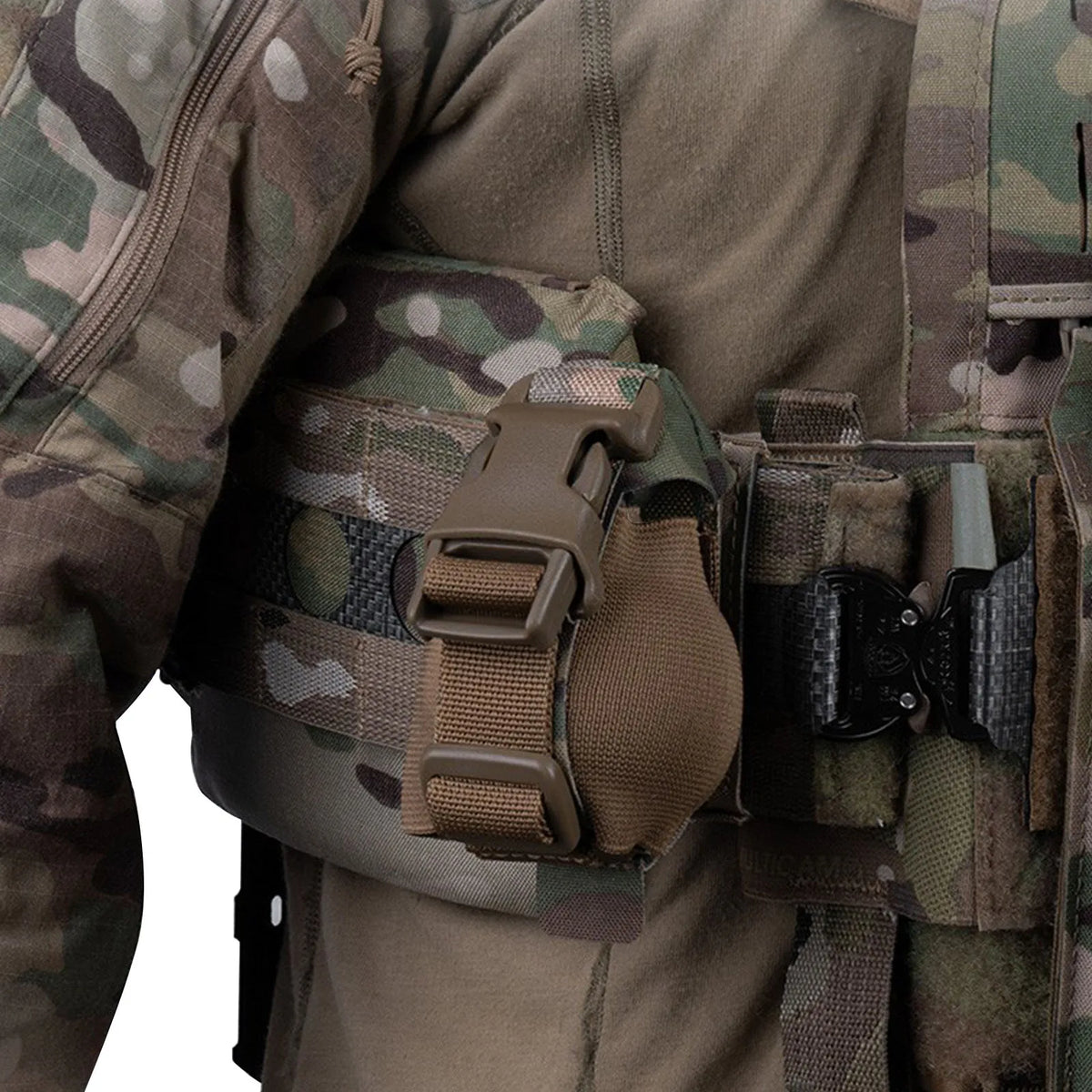 Grenade Pouch Small Hunting Accessories Single Flashbang Pouch Compact Stretch Bag for Outdoor Activities