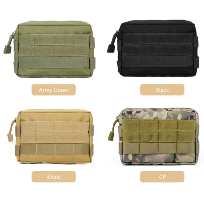Tactical Pouch EDC Tool Storage Kit with Molle System Multifunctional Mobile Phone Case Bag for Hunting Exploration Hike JJ3959