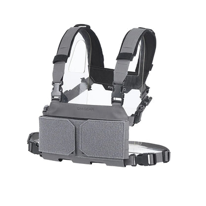 DMGear Lightweight Equipment Plate Carrier Hunting Chest Rig Tactical Vest for Airsoft, Outdoor & Paintball Camping Chest Rig