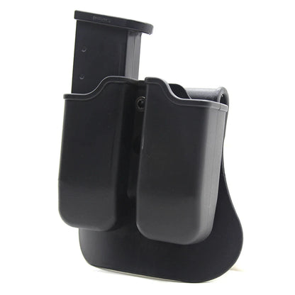 Tactical Double Magazine Pouch Universal Mag Holder Carrier For 9mm .40 Cal Airsoft Hunting Outdoor Accessories