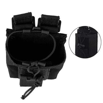 Nylon Molle Radio Pouch Walkie Talkie Holder Bag Sports Pendant Hunting Magazine Mag Pouch Outdoor Gear
