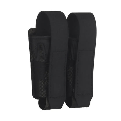 K Type 9MM Tactical Double Mag Pouch MOLLE Agilit Style Pincers Quick Release Pistol Magazine Pouch Multifunction Tool Bags