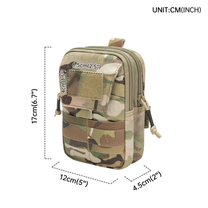 Tactical Molle Pouch Outdoor Waist Bag  Men EDC Tool Bag Utility Gadget Organizer Vests Pack Purse Mobile Phone Case