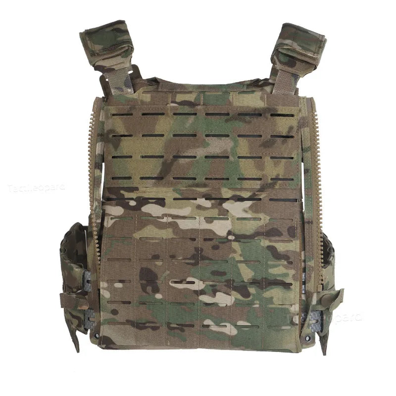 LV-120 Camouflage Tactical Carrier Vest Modular MOLLE Carrier Quick Release Cummerbund Airsoft Training Gear Outdoor Combat Vest