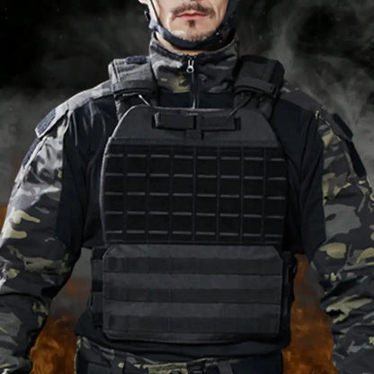 Balaclavas Tactical Vest For Men/Women Plate Carrier Body Combat training Chest Rig Assault Vest Molle Airsoft Self Defense Supp