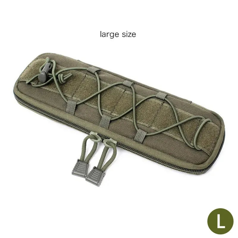 Outdoor Tactical Molle Knife Pouch EDC Tool Knives Holder Hunting Accessories Outdoor Sports Hiking Camping Flashlight Bag