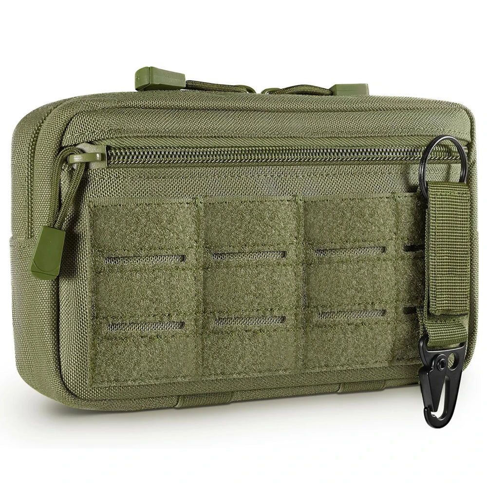Molle Admin Pouch Utility EDC Tool Pouch Hunting Bag Horizontal Modular Pouch Chest Waist Pack EMT Orgaznier Bag for Outdoors