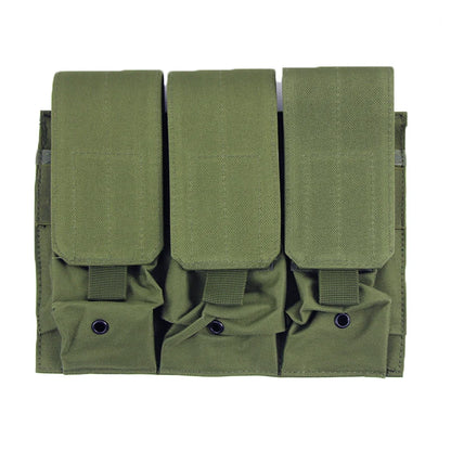 Tactical MOLLE Triple Magazine Pouches Double Triple Shooting Mag Pouch Wargame Paintball 5.56 7.62Mag Bag