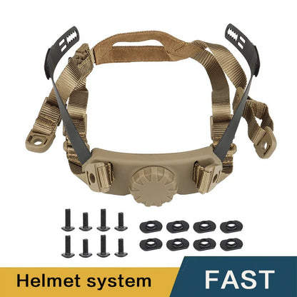 FAST Helmet Secures Chin Strap. Hunting Helmet Adapter, Adjustable Fixing Rope for HL-31 HL-32 Helmet