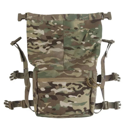 Tactical Alpha Chest Rig with Expansion Pack SS Style Load Bearing Vest (LBV) Alpha Expander Kit Pouch 34A Split MOLLE Equipment