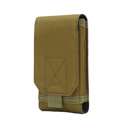 6inch Molle Phone Pouch Tactical Cell Phone Belt EDC Pouch Holder Waist Accessories Bag Outdoor Camping Mobile Phone Pack Bag