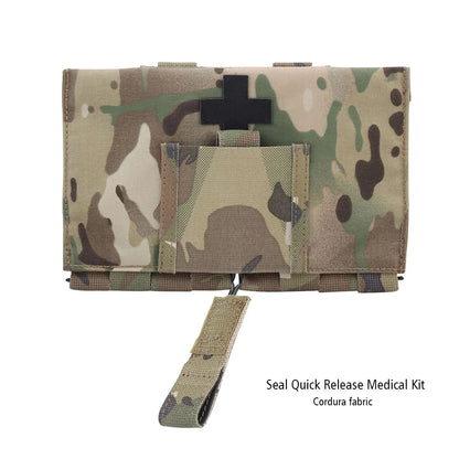IFAK Medical Kit SEAL Style Tactical Modular Quick Release MOLLE Bag Hunting Vest Emergency Belt Outdoor Medical Survival Kit