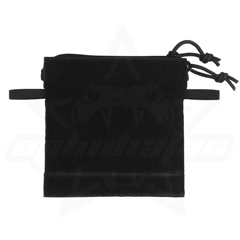 OPHIDIAN Hunting Vest Accessory Small Pocket Hook and Loop Pocket Storage Pocket Zipper Closure Pocket Insert Chest Gear