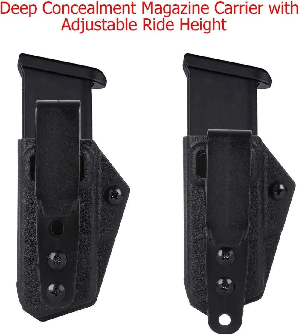 2 Pack Mag Carrier IWB/OWB Magazine Holster for G43X/48 Right & Left Hand Ambidextrous Concealed Carry