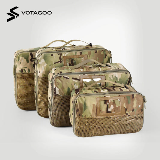 VOTAGOO Tactical Packing Cubes 6 Packs Lightweight Luggage Set Packing for Outdoor Organization Travel Accessories Bag Utility