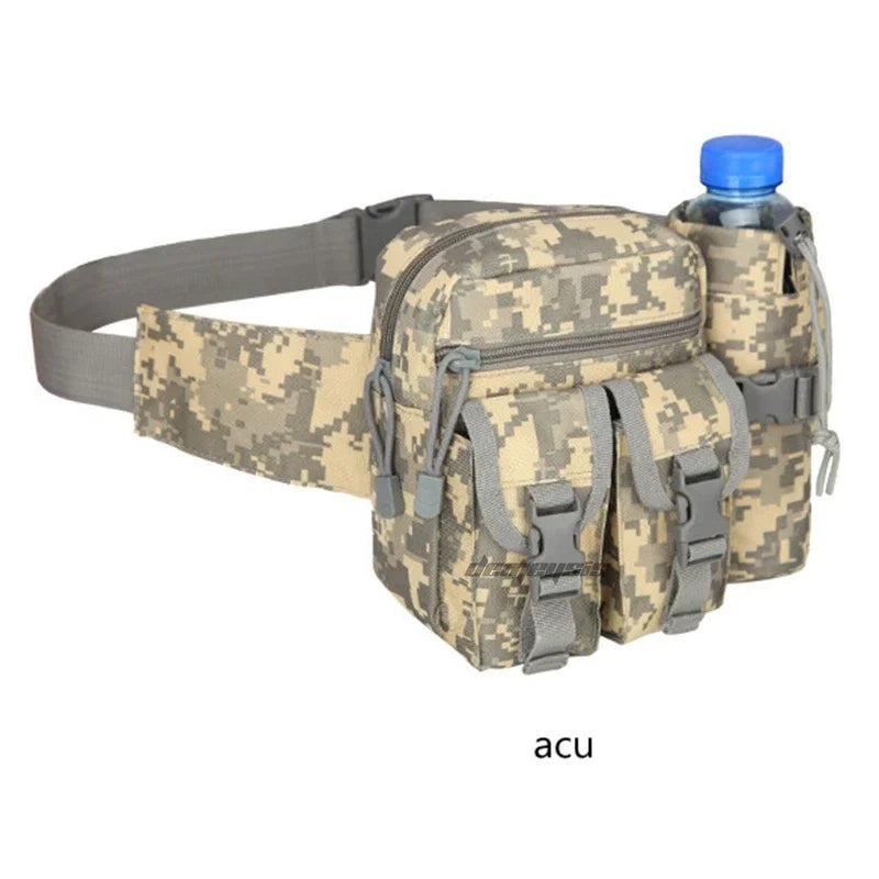 Tactical Gun Waist Bag Holster Chest Training Hiking Shooting Hunting Pistol Holster Bag Cs Airsoft Paintball Combat Bags