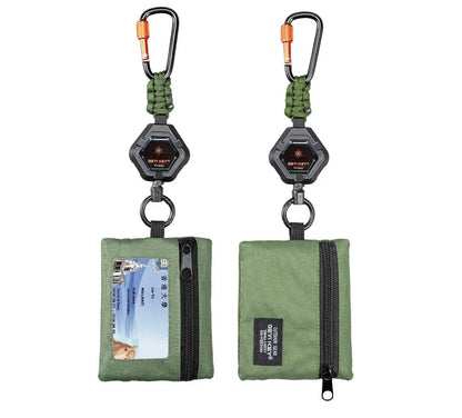 Outdoor Portable Wallet Card Bag, Ultra Light, Fashionable, Sports mini Portable Bag, Credit Card Wallet with Drawstring, Compact Storage Bag